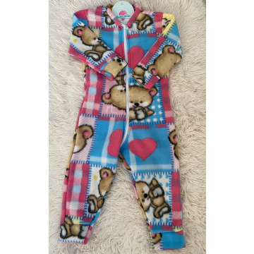 Pijama Kids Soft Macacão Ursas - Kwi Kids