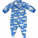 Macacão Azul Bebê Nuvens - Tyrol