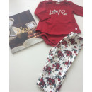 Conjunto Camiseta Body e Calça Estampada Love - Anjos Baby