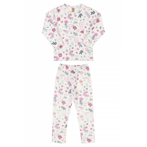 Pijama Kids em Malha Soft Menina - Up Baby